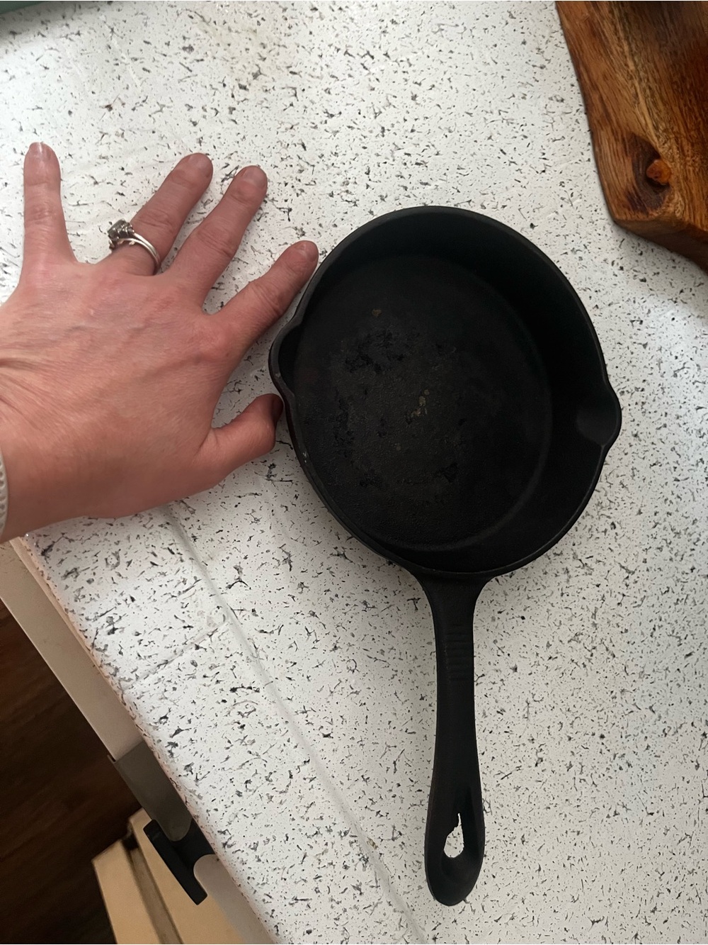 Pre-Seasoned Black Cast Iron Skillet - Durable Everyday Fry Pan